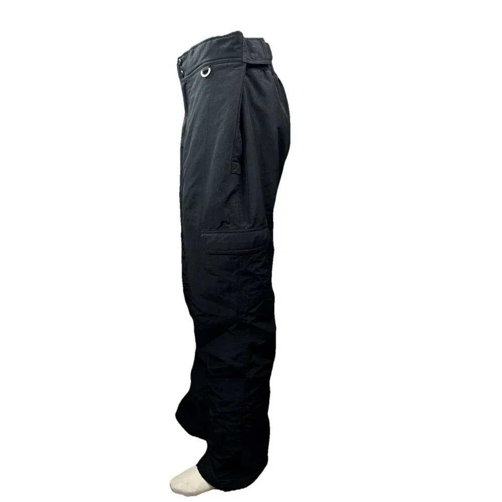 SLALOM Men L Black Ski Snowboard Pants Cold Weather Snowmobile Baggy Outer Layer